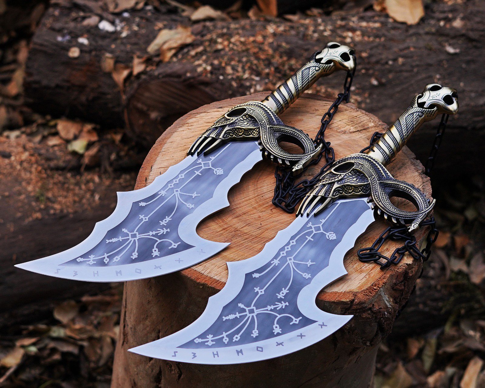 God of War-The Blades of Chaos are a pair of chained blades image 3